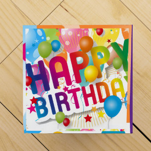 Vibrant Happy Birthday Gift Box 