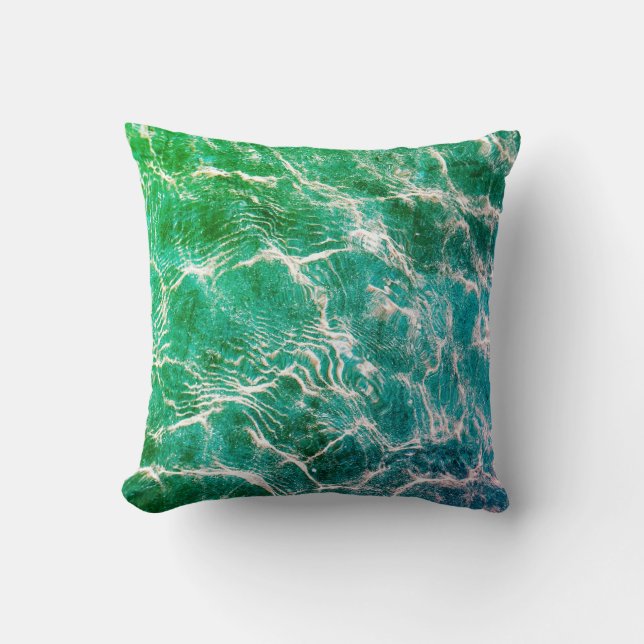 Vibrant Harmony: Multi-Color Design Throw Pillow (Front)