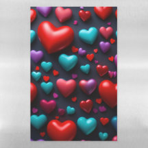 "Vibrant Heart Magnet Board"