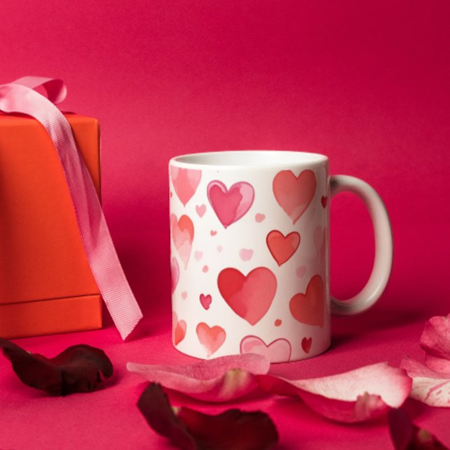 Vibrant Hearts | Colorful | Valentine's Day  Coffee Mug (Creator Uploaded)