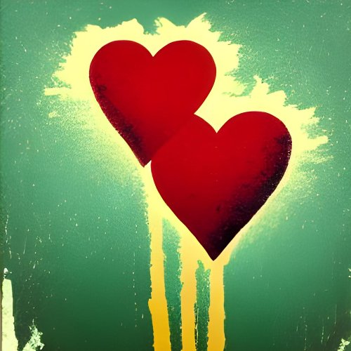 Vibrant Hearts Poster