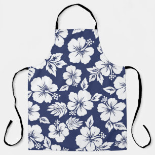 Vibrant Hibiscus: Floral Seamless Pattern. Apron