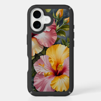 Vibrant Hibiscus Flower Art - Tropical Beauty  iPhone 16 Case