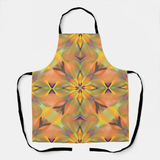 Vibrant Home Decor Apron - Soft Color Digital Prin