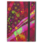 Vibrant Hot Pink Concentric Circle Mosaic