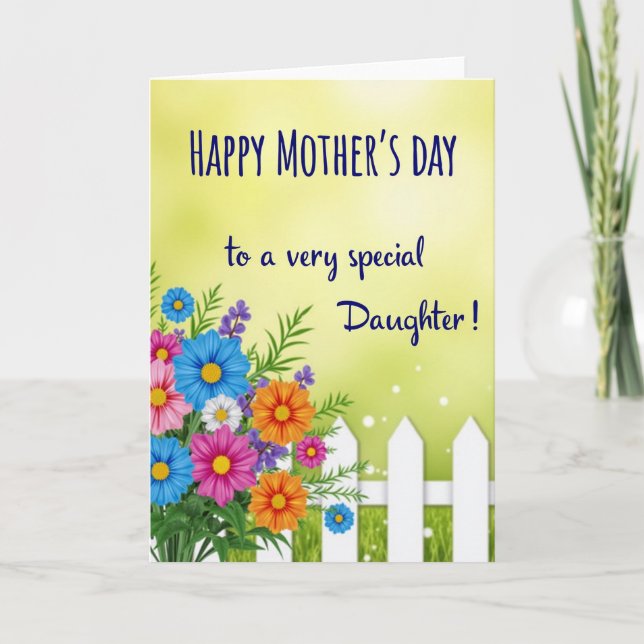 Vibrant Hues Mothers Day Card (Front)