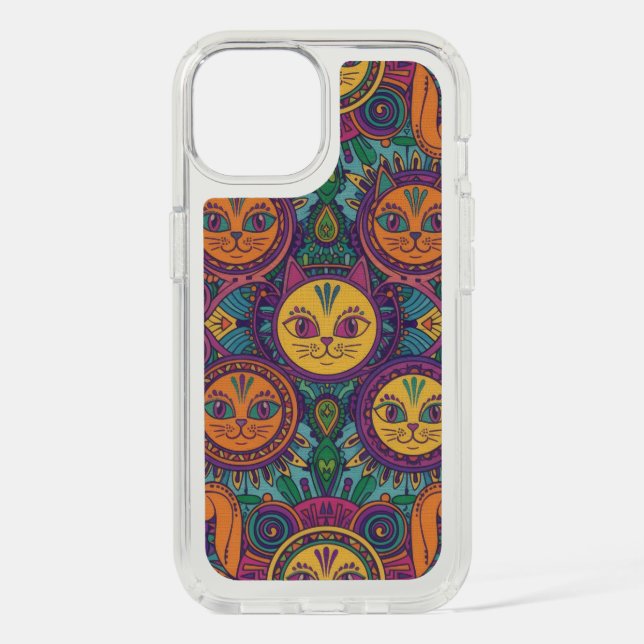 Vibrant Huichol Animal Spirit Phone Case (Front)