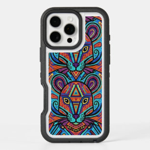 Vibrant Huichol Animal Spirit Phone Case