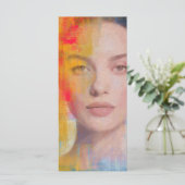 Vibrant Impasto Abstract Portrait (Standing Front)
