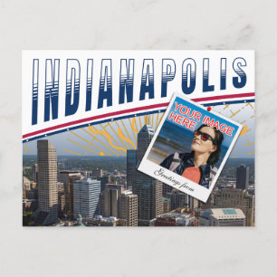 Vibrant Indianapolis Indiana Photo Collage Postcard