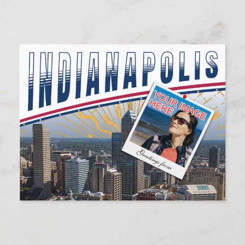 Vibrant Indianapolis Indiana Photo Collage Postcard