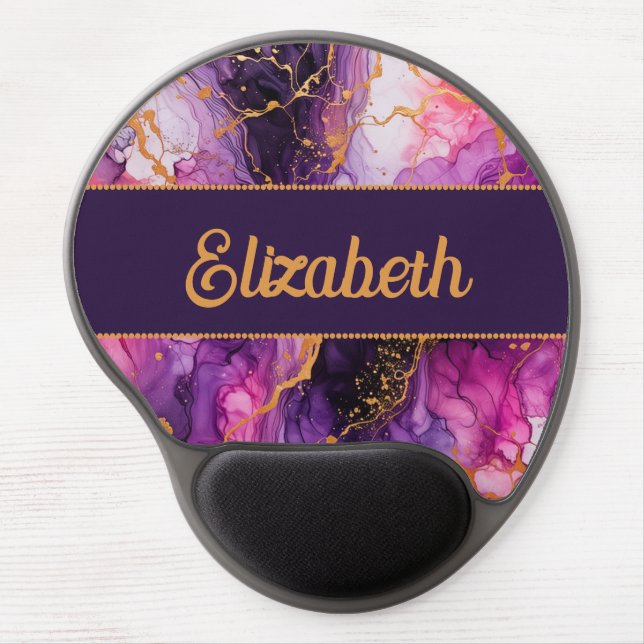 Vibrant Ink Fusion Gel Mouse Pad (Front)