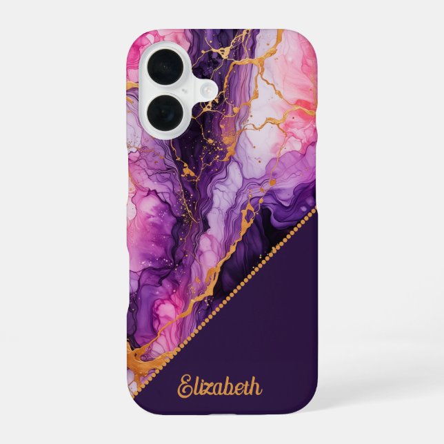 Vibrant Ink Fusion Iphone Case (Back)