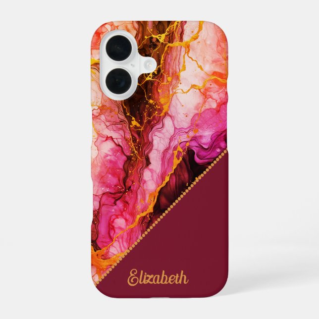 Vibrant Ink Fusion iPhone Case (Back)