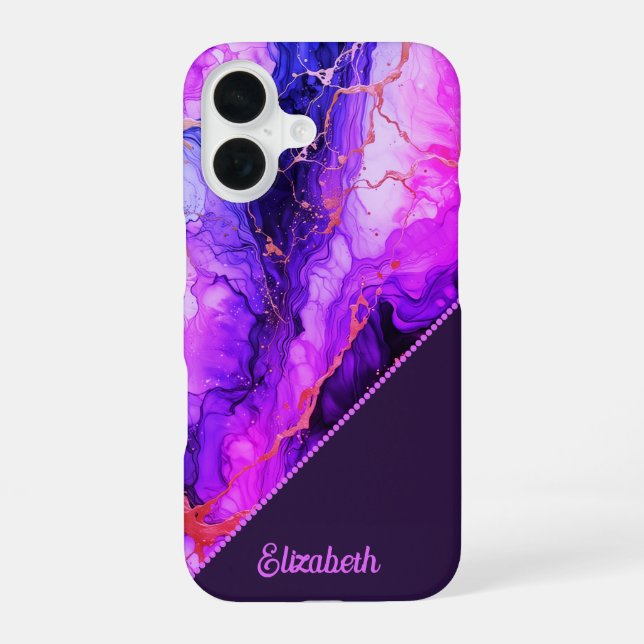 Vibrant Ink Fusion iPhone Case (Back)