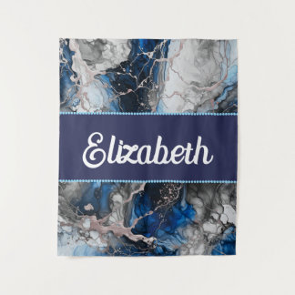 Vibrant Ink Fusion Tapestry