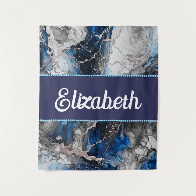 Vibrant Ink Fusion Tapestry (Front)