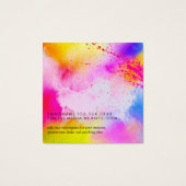 Vibrant Ink Splatter (Back)
