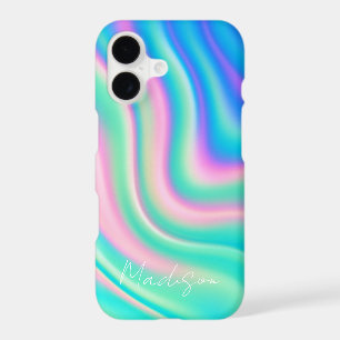 Vibrant Iridescent Wave Flow iPhone 17 Case