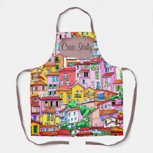 Vibrant Italian Facade Apron