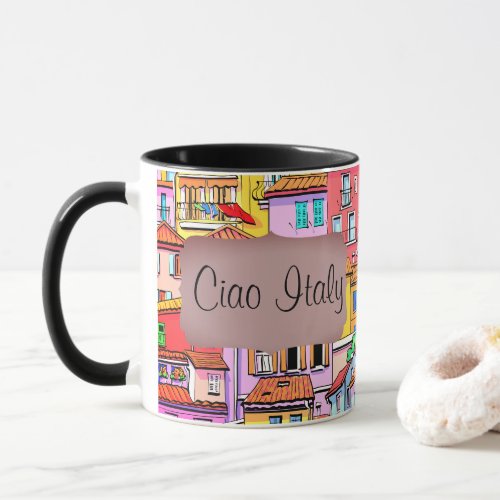 Vibrant Italian Facade Mug