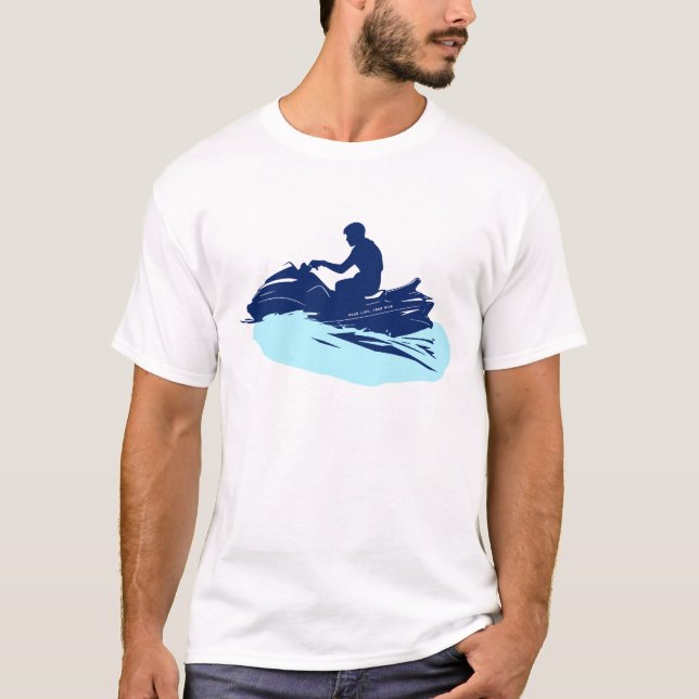 Vibrant Jet Ski Tee Shirt for enthusiasts (Front)