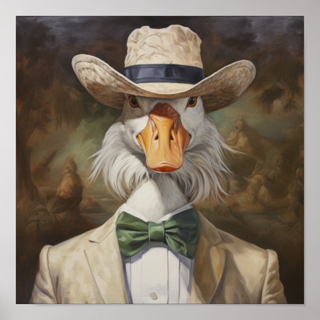 Vibrant Kent Duck Poster - Nature-inspired Artwork (Front)