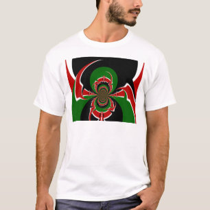 Vibrant Kenyan Flag Pattern: A Powerful Art  Tee