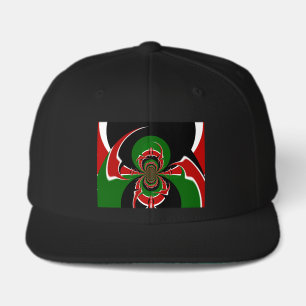 Vibrant Kenyan Flag Pattern: A Powerful Art Visor