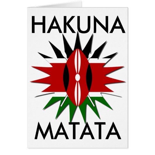 Vibrant Kenyan Flag Pattern: An 18-Star Art (Front)