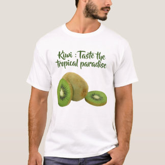 Vibrant Kiwi Fruit Print T-Shirt