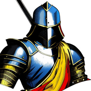  Vibrant Knight T-Shirt Throw Pillow Paper Plates  Flask