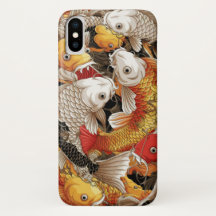 Vibrant Koi Harmony - Japanese Koi Fish Seamless