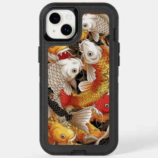 Vibrant Koi Harmony - Japanese Koi Fish Seamless OtterBox iPhone 14 Plus Case