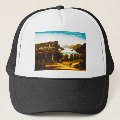 Vibrant Lake George and the Village of Caldwell Trucker Hat