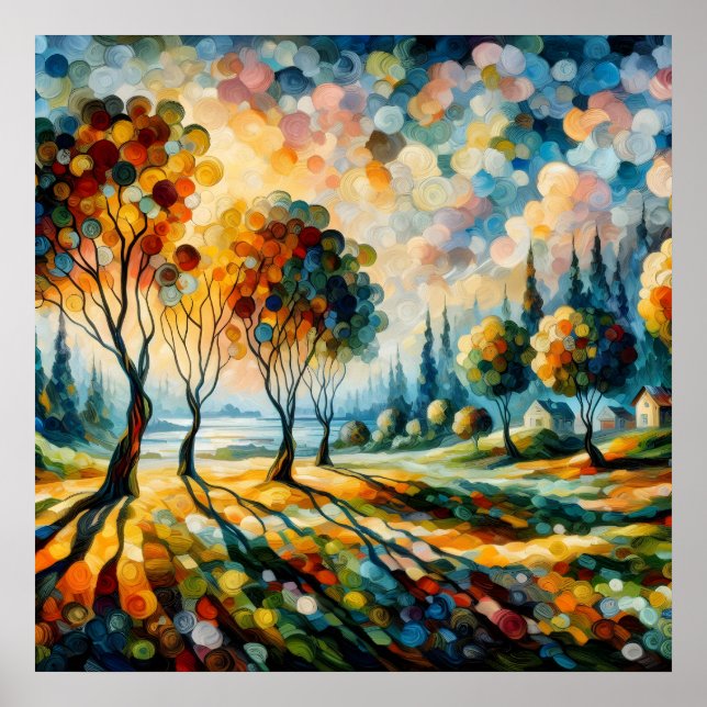 Vibrant Landscape Poster (Front)
