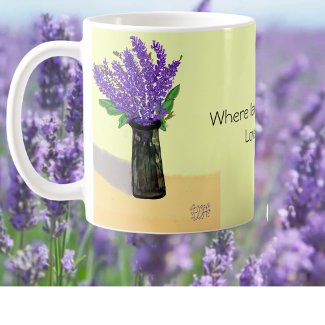 Vibrant Lavender Flowers, Nature Inspired