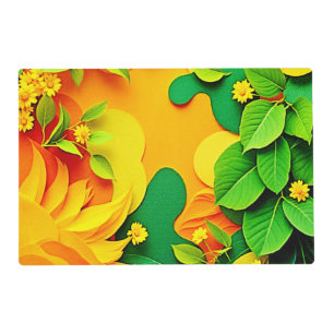 Vibrant Layered Nature Placemat
