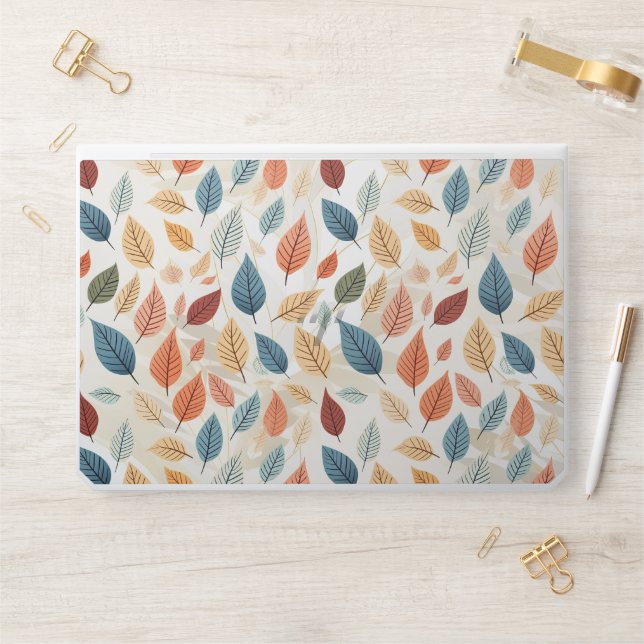 VIBRANT LEAF PATTERNS HP LAPTOP SKIN (Desk)
