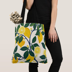 Vibrant Lemon Grove Tote Bag