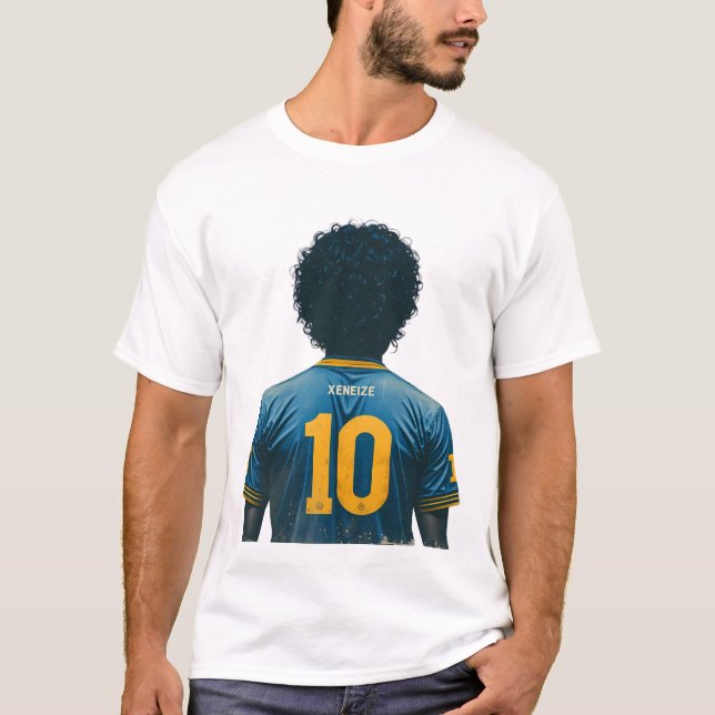 Vibrant "Less Is More" Abstract Graphic T-Shirt (Front)