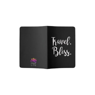 Vibrant Life Travel Bliss Passport Holder in Blk/W