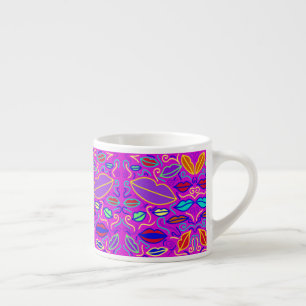 Vibrant Lips Espresso Mug