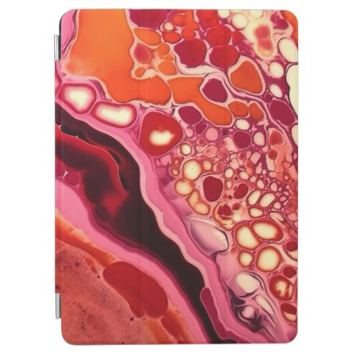 Vibrant Liquid Metal Swirls iPad Air Cover