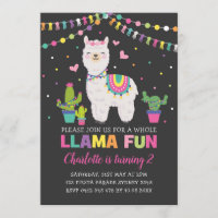 Vibrant Llama Birthday Party Whole Llama Fun