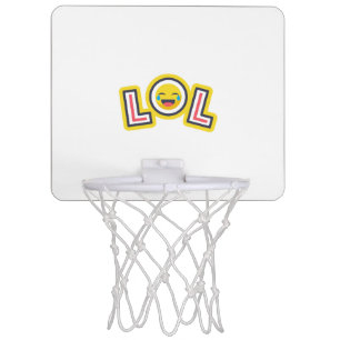 Vibrant LOL Graphic Mini Basketball Hoop - Fun Ind