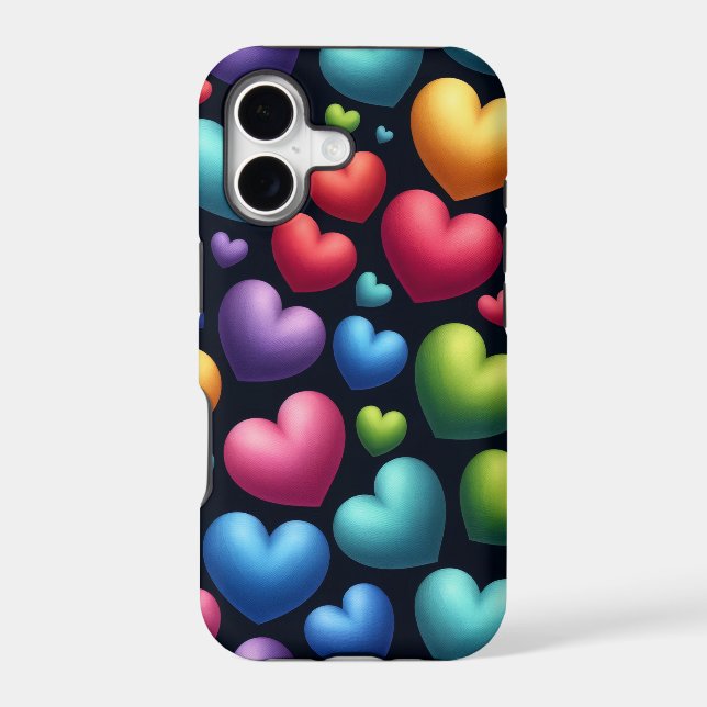Vibrant Love iPhone Case (Back)