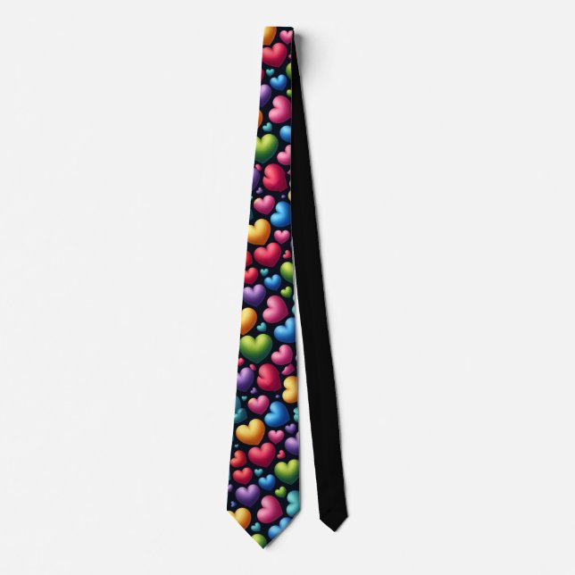 Vibrant Love Neck Tie (Front)