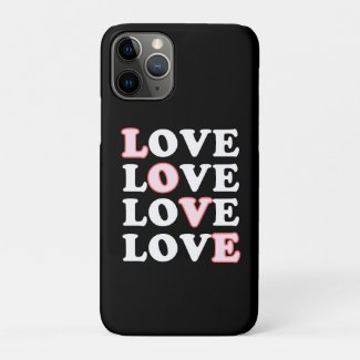 Vibrant Love Theme iPhone / iPad case