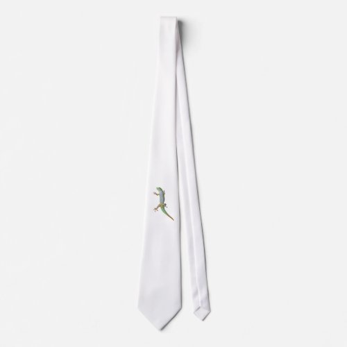Vibrant Madagascar Green Day Gecko Neck Tie